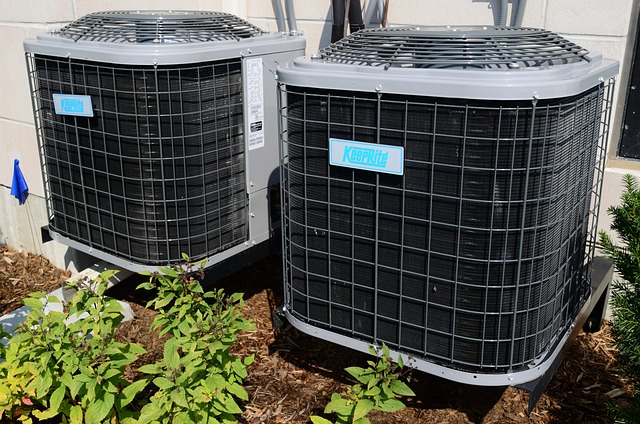 ac condenser unit installed