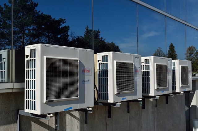 ac condenser unit installed